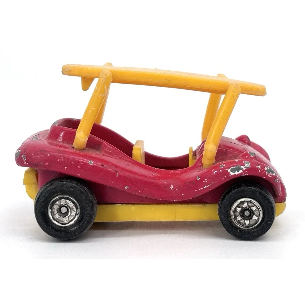 Vintage Aviva Peanuts Snoopy C14 Sky Buggy Red Yellow Hong Kong Diecast